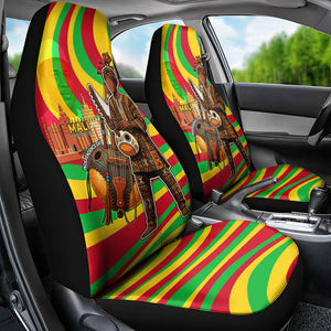Mali Independence Day Car Seat Cover West African Kora Musician Cultural
