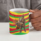 Mali Independence Day Ceramic Mug West African Kora Musician Cultural