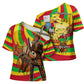 Mali Independence Day Cross Shoulder Shirt West African Kora Musician Cultural