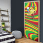 Mali Independence Day Door Cover West African Kora Musician Cultural