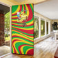 Mali Independence Day Door Cover West African Kora Musician Cultural
