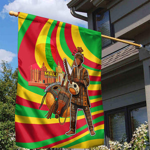 Mali Independence Day Garden Flag West African Kora Musician Cultural