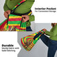 Mali Independence Day Grocery Bag West African Kora Musician Cultural