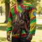 Mali Independence Day Hockey Jersey West African Kora Musician Cultural