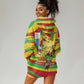 Mali Independence Day Hoodie Dress West African Kora Musician Cultural