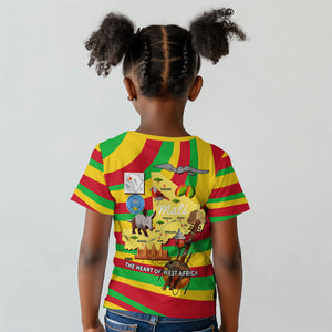 Mali Independence Day Kid T shirt West African Kora Musician Cultural