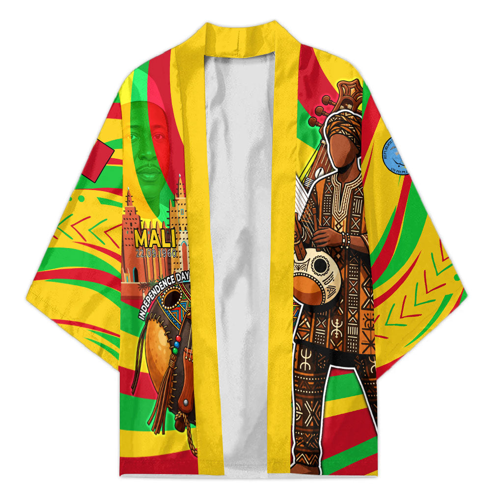 Mali Independence Day Kimono West African Kora Musician Cultural