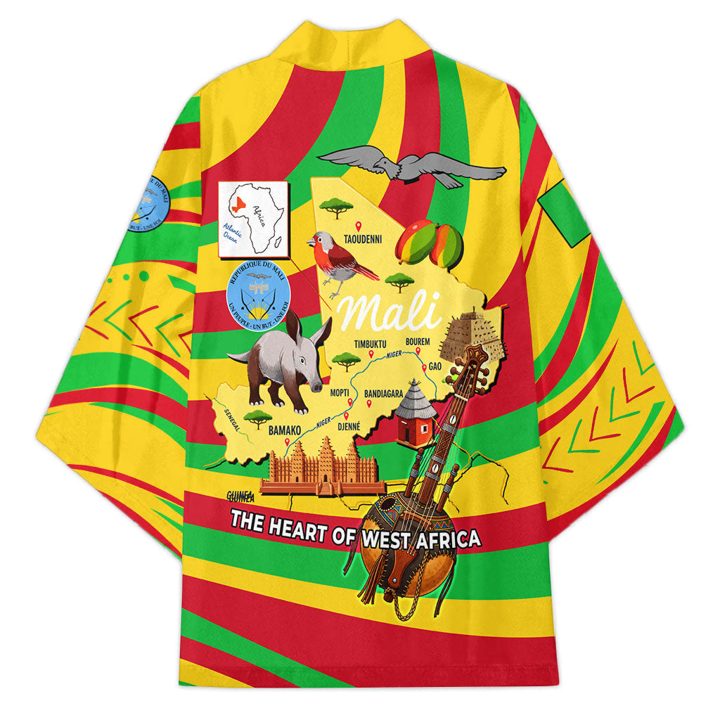 Mali Independence Day Kimono West African Kora Musician Cultural