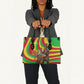 Mali Independence Day Leather Bag West African Kora Musician Cultural