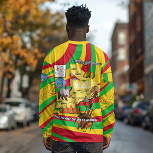 Mali Independence Day Long Sleeve Shirt West African Kora Musician Cultural