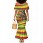 Mali Independence Day Mermaid Dress West African Kora Musician Cultural