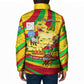 Mali Independence Day Padded Jacket West African Kora Musician Cultural
