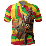 Mali Independence Day Polo Shirt West African Kora Musician Cultural