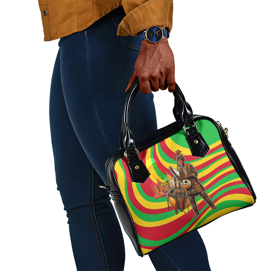 Mali Independence Day Shoulder Handbag West African Kora Musician Cultural