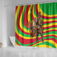 Mali Independence Day Shower Curtain West African Kora Musician Cultural