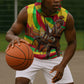 Mali Independence Day Sleeveless Hoodie West African Kora Musician Cultural
