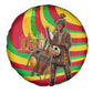 Mali Independence Day Spare Tire Cover West African Kora Musician Cultural