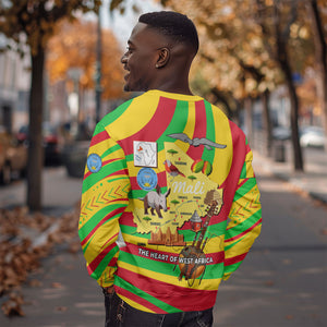 Mali Independence Day Sweatshirt West African Kora Musician Cultural