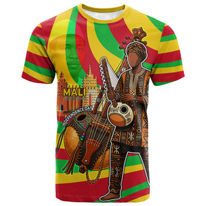 Mali Independence Day T shirt West African Kora Musician Cultural