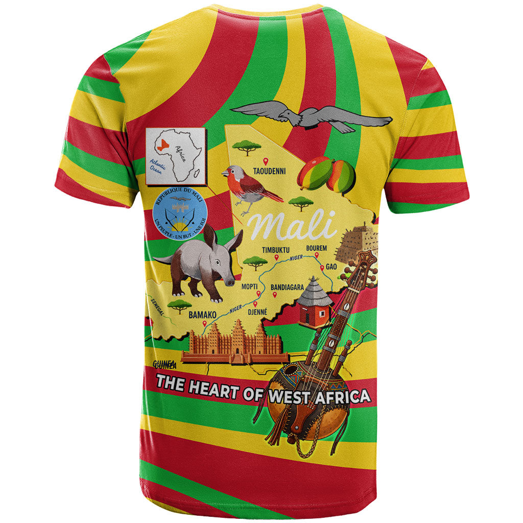Mali Independence Day T shirt West African Kora Musician Cultural