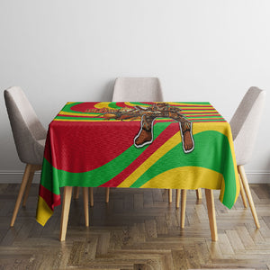 Mali Independence Day Tablecloth West African Kora Musician Cultural