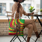 Mali Independence Day Tote Bag West African Kora Musician Cultural