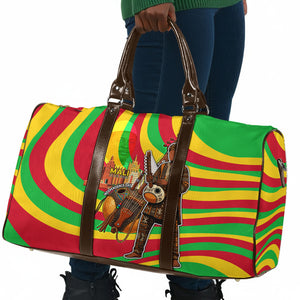 Mali Independence Day Travel Bag West African Kora Musician Cultural