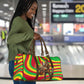 Mali Independence Day Travel Bag West African Kora Musician Cultural