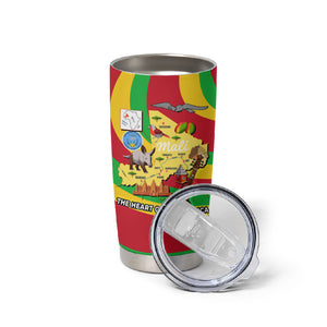 Mali Independence Day Tumbler Cup West African Kora Musician Cultural