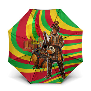 Mali Independence Day Umbrella West African Kora Musician Cultural