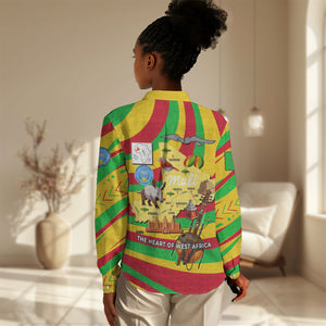 Mali Independence Day Women Casual Shirt West African Kora Musician Cultural