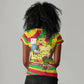 Mali Independence Day Women V-Neck T-Shirt West African Kora Musician Cultural