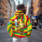Mali Independence Day Zip Hoodie West African Kora Musician Cultural