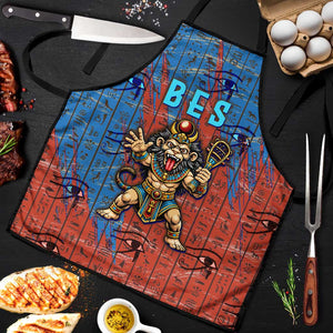 Bes Apron Ancient Egyptian Hieroglyphs and Sacred Symbols Ancient Myth - African Pride