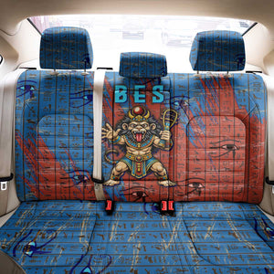 Bes Back Car Seat Cover Ancient Egyptian Hieroglyphs and Sacred Symbols Ancient Myth - African Pride