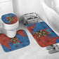 Bes Bathroom Set Ancient Egyptian Hieroglyphs and Sacred Symbols Ancient Myth - African Pride