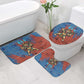 Bes Bathroom Set Ancient Egyptian Hieroglyphs and Sacred Symbols Ancient Myth - African Pride