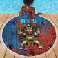 Bes Beach Blanket Ancient Egyptian Hieroglyphs and Sacred Symbols Ancient Myth - African Pride