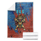 Bes Blanket Ancient Egyptian Hieroglyphs and Sacred Symbols Ancient Myth - African Pride