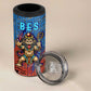 Bes 4 in 1 Can Cooler Tumbler Ancient Egyptian Hieroglyphs and Sacred Symbols Ancient Myth - African Pride