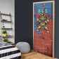 Bes Door Cover Ancient Egyptian Hieroglyphs and Sacred Symbols Ancient Myth - African Pride