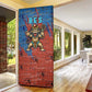 Bes Door Cover Ancient Egyptian Hieroglyphs and Sacred Symbols Ancient Myth - African Pride