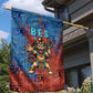 Bes Garden Flag Ancient Egyptian Hieroglyphs and Sacred Symbols Ancient Myth - African Pride