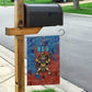 Bes Garden Flag Ancient Egyptian Hieroglyphs and Sacred Symbols Ancient Myth - African Pride