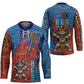 Bes Hockey Jersey Ancient Egyptian Hieroglyphs and Sacred Symbols Ancient Myth - African Pride
