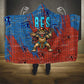 Bes Hooded Blanket Ancient Egyptian Hieroglyphs and Sacred Symbols Ancient Myth - African Pride