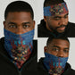 Bes Neck Gaiter Ancient Egyptian Hieroglyphs and Sacred Symbols Ancient Myth - African Pride