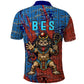 Bes Polo Shirt Ancient Egyptian Hieroglyphs and Sacred Symbols Ancient Myth - African Pride