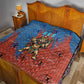 Bes Quilt Ancient Egyptian Hieroglyphs and Sacred Symbols Ancient Myth - African Pride