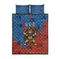 Bes Quilt Bed Set Ancient Egyptian Hieroglyphs and Sacred Symbols Ancient Myth - African Pride